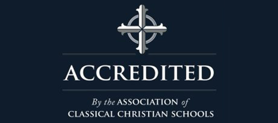 The accreditation logo for schools accredited by the Association of Classical Christian Schools.