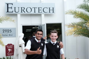 high school students manufacturing career visit