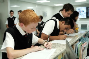 high school students manufacturing career visit