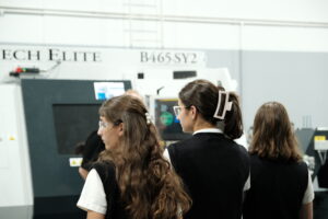 high school students manufacturing career visit