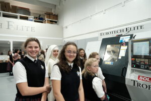 high school students manufacturing career visit