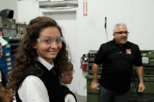 high school students manufacturing career visit