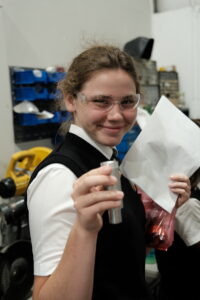 high school students manufacturing career visit