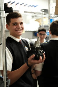 high school students manufacturing career visit